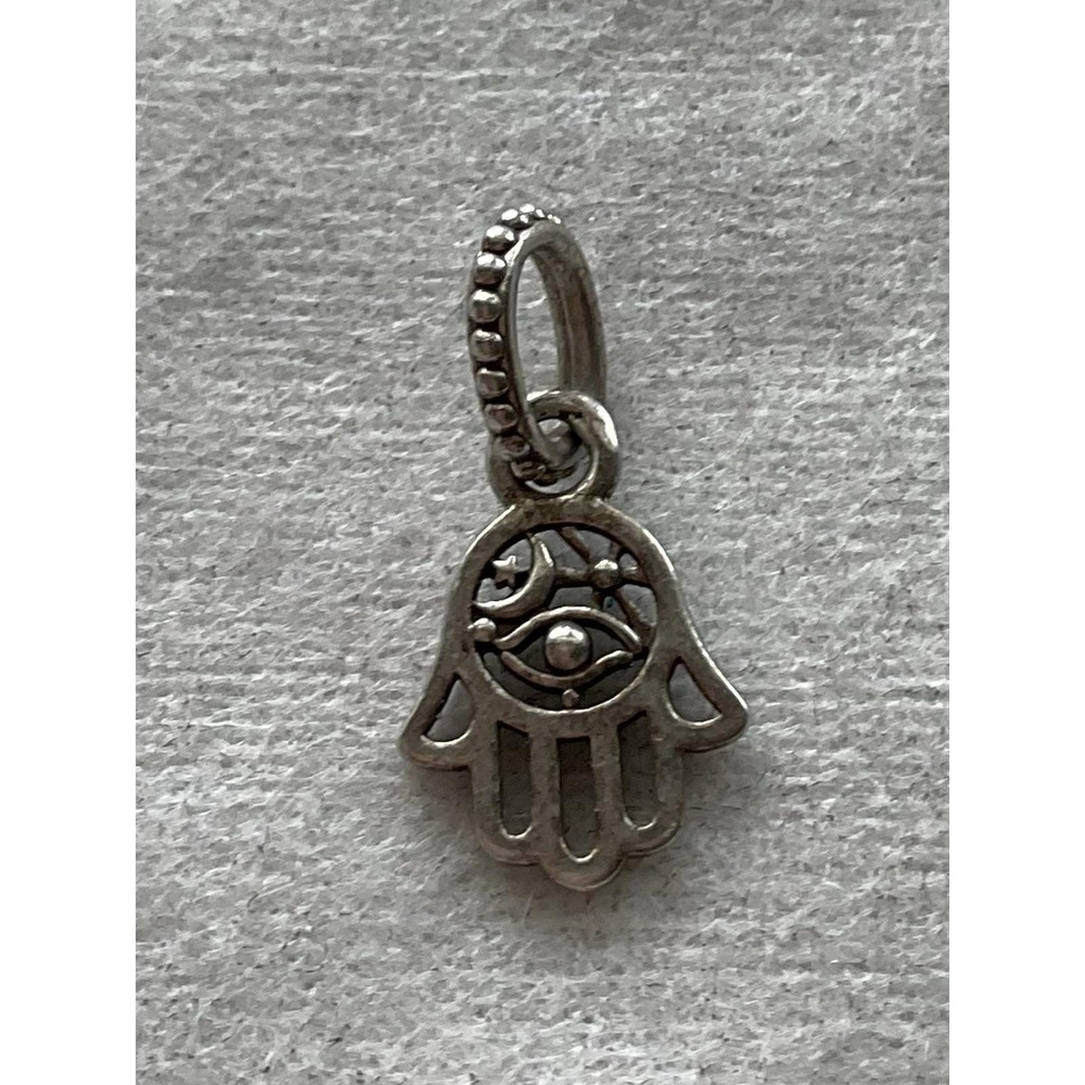 Pandora Protective Hamsa Hand Dangle Charm ALE 925 Sterling Silver